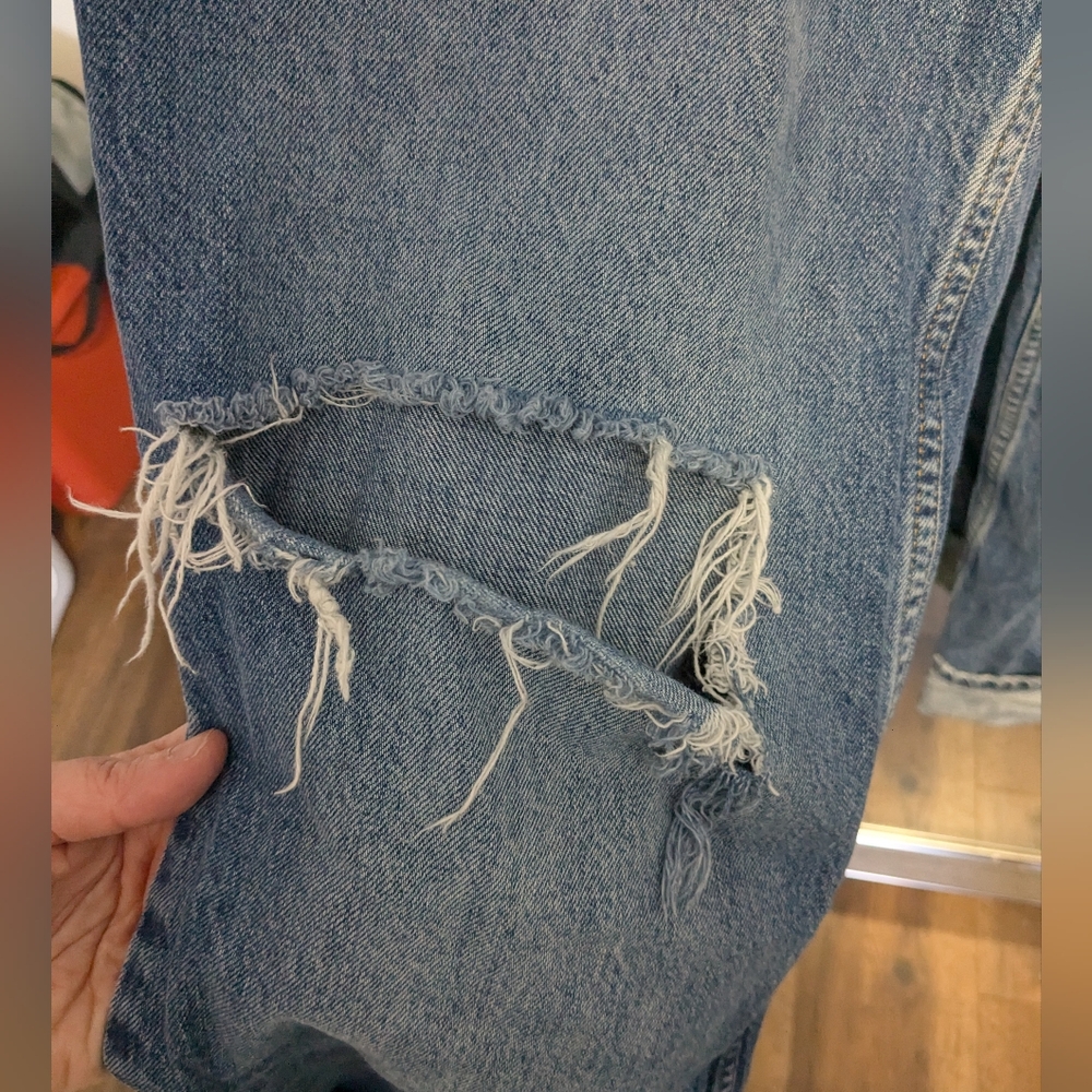 We The Free Denim High Rise Baggy Straight 31 - Picture 5 of 11
